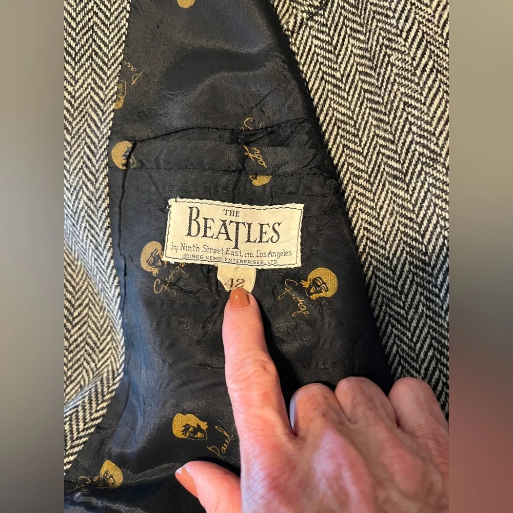 RARE! VIntage 1966 The Beatles Tweed Suit Coat & Pants